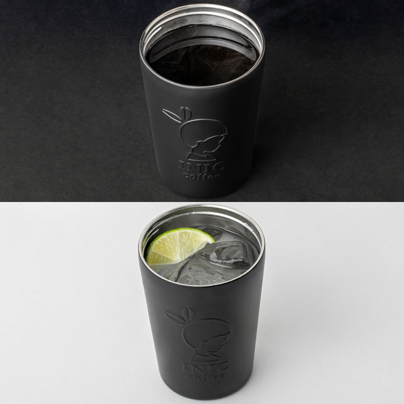 INIC coffee 真空断熱ステンレスタンブラーBOOK BLACK：8/17発売【ファミリーマート限定付録】イニックコーヒー 真空断熱ステンレスタンブラー(ブラック)