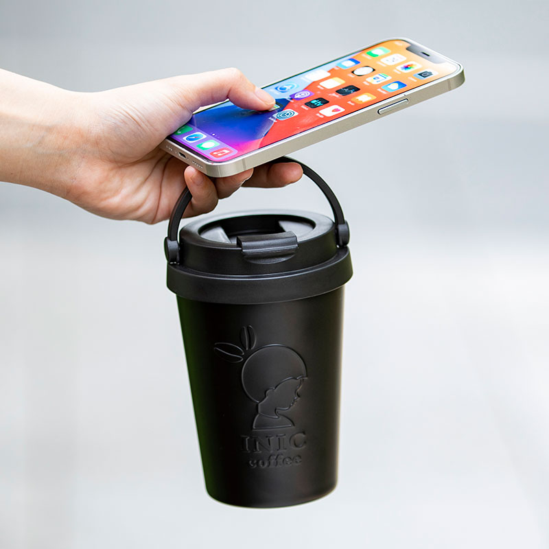 INIC coffee 真空断熱ステンレスタンブラーBOOK BLACK：8/17発売【ファミリーマート限定付録】イニックコーヒー 真空断熱ステンレスタンブラー(ブラック)