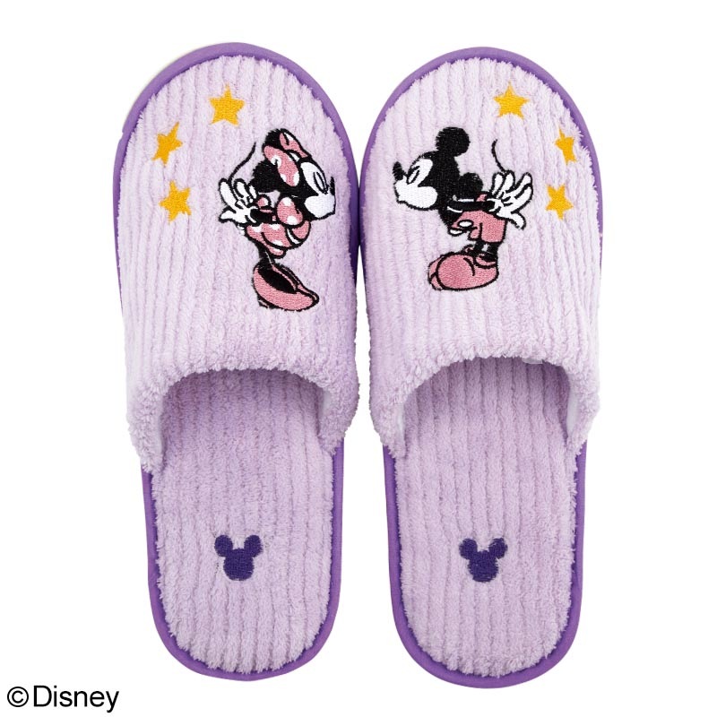 【ディズニー sweet スウィート2022年1月号増刊 雑誌付録】星ひとみ もこもこスリッパ ミッキーマウス