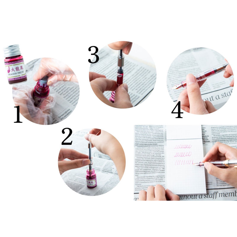 【色を愉しむ万年筆インク6色セット 万年筆のある毎日 ムック本 付録】