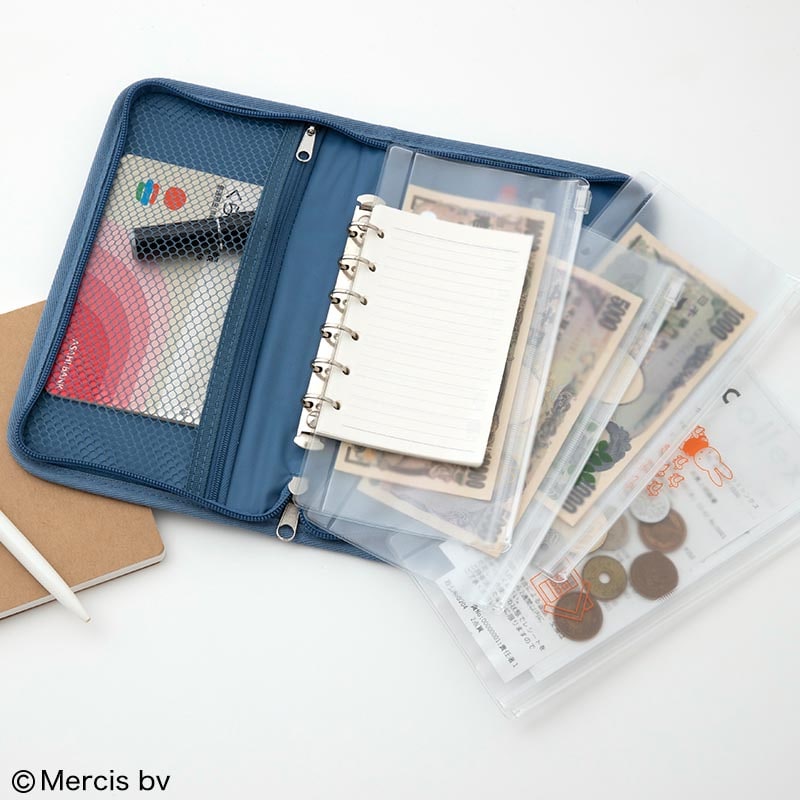 【miffy ムック本 付録】多機能マルチポーチ 雲の上のミッフィー