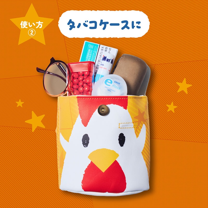 【ローソン限定付録 ムック本 付録】からあげクン ポーチ レギュラー