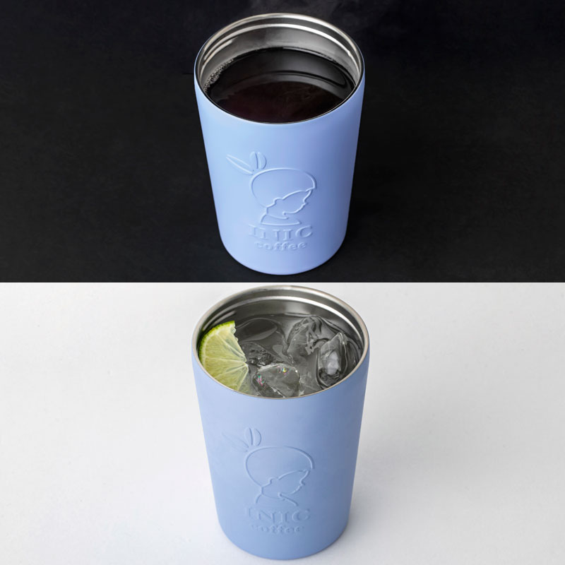 INIC coffee 真空断熱ステンレスタンブラーBOOK BLUE：8/17発売【ファミリーマート限定付録】イニックコーヒー 真空断熱ステンレスタンブラー(ブルー)