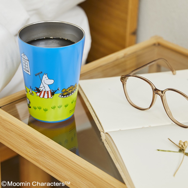 MOOMIN CUP COFFEE TUMBLER BOOK ムーミン谷の仲間たち GARDEN ver.:9/8発売【ムック本付録】ムーミン真空断熱タンブラー ムーミン谷の仲間たち GARDEN ver.