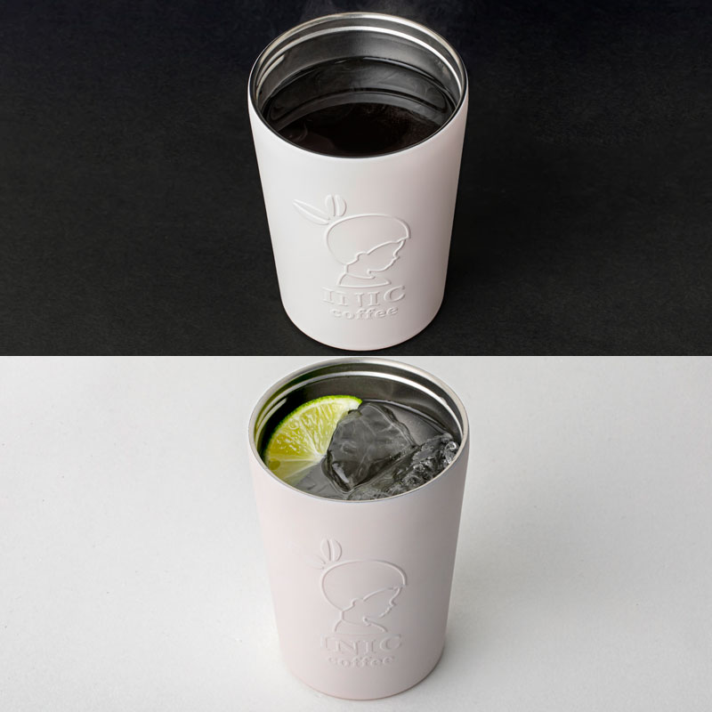 INIC coffee 真空断熱ステンレスタンブラーBOOK IVORY：8/17発売【ファミリーマート限定付録】イニックコーヒー 真空断熱ステンレスタンブラー(アイボリー)