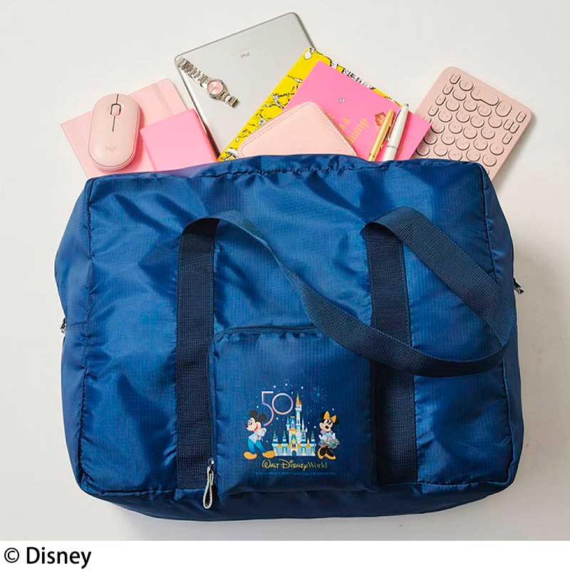 【ムック本 付録】ウォルト・ディズニー・ワールド ミッキー&ミニーデザイン ボストンバッグ