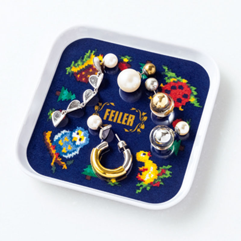 【InRed インレッド 2021年12月号特別号】フェイラー ハイジフレンズフォレスト 森の動物たちが可愛いトレー 2枚セット