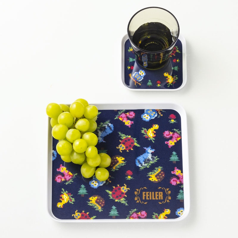 【InRed インレッド 2021年12月号特別号】フェイラー ハイジフレンズフォレスト 森の動物たちが可愛いトレー 2枚セット