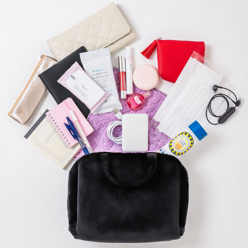 【かわにしみき みきぽん ムック本 付録】ズボラでも収納できる BIGマルチポーチ