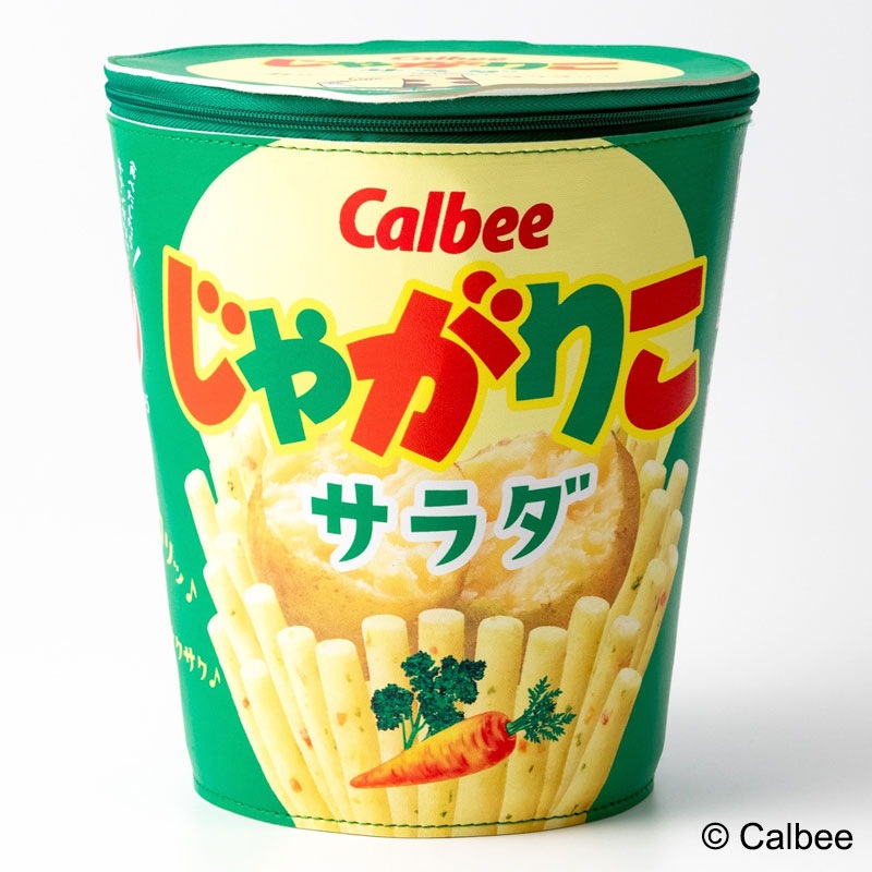 【ムック本 付録】カルビーじゃがりこメガBIGポーチ サラダver.