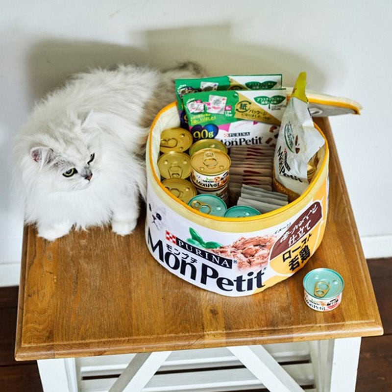 【モンプチ ムック本 付録】Mon Petit  モンプチほんものそっくり! ふわふわ収納ボックス