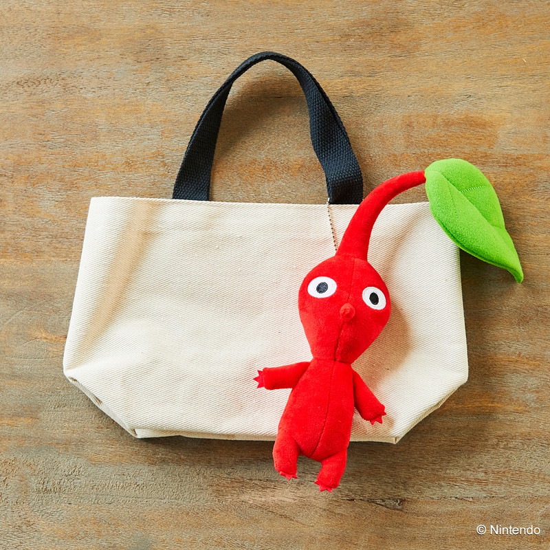 ローソンムック本付録【ピクミンぬいぐるみポーチ 赤ピクミン】2022年