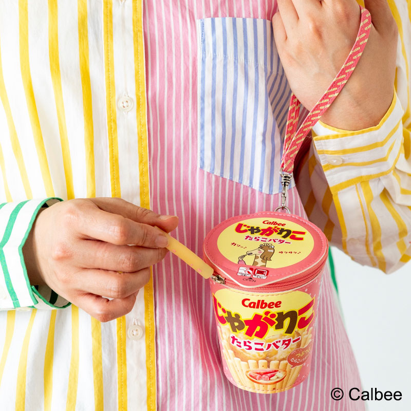 【ムック本 付録】カルビーじゃがりこポーチ たらこバターver.