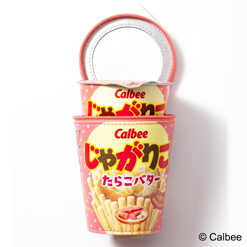 【ムック本 付録】カルビーじゃがりこポーチ たらこバターver.