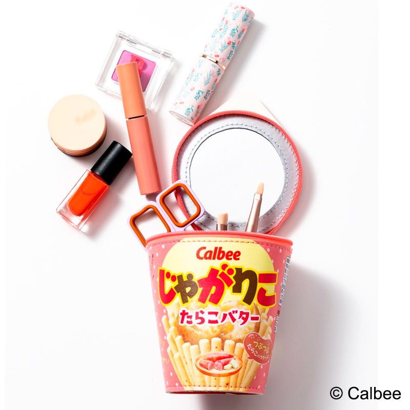 【ムック本 付録】カルビーじゃがりこポーチ たらこバターver.