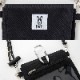 DOD WALLET SHOULDER BAG BOOK BLACK
