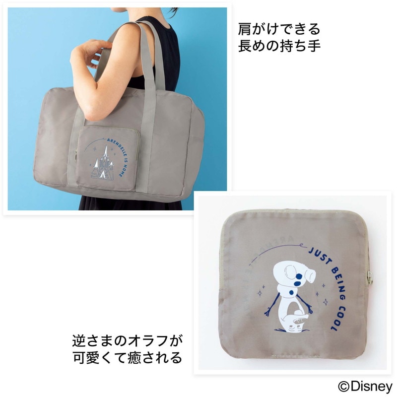 InRed(インレッド) 2022年10月号：9/7発売【雑誌付録】『アナと雪の女王』オラフ 大人可愛いボストンバッグ