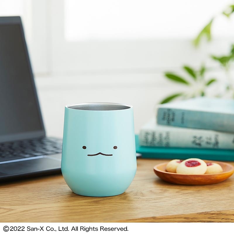 【ファミリーマート限定 ムック本 付録】すみっコぐらし 真空断熱タンブラーとかげver.