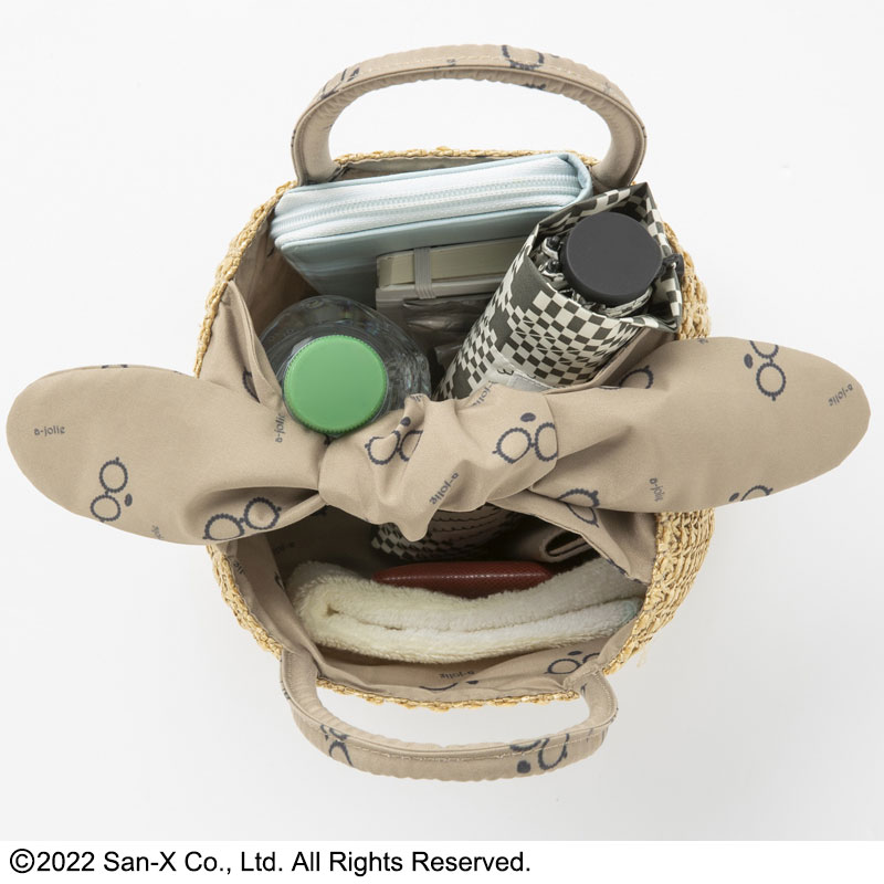 【ムック本 付録】すみっコぐらし×アジョリー かごバッグとんかつver.