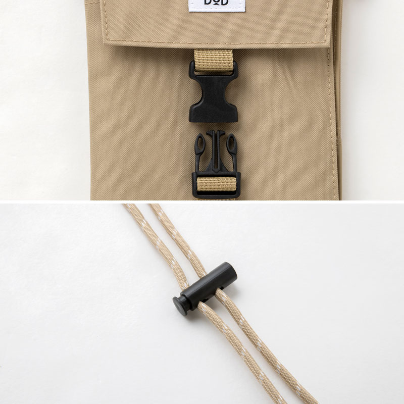 【宝島限定付録 DOD ムック本 付録】DOD ウォレットショルダーバッグ ベージュ