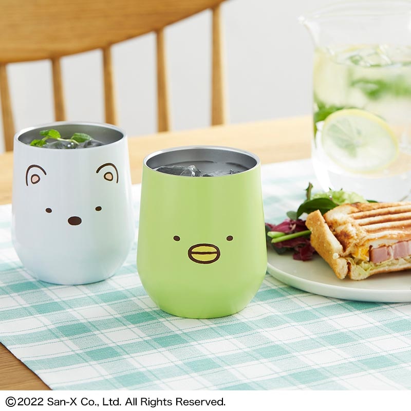 【ファミリーマート限定 ムック本 付録】すみっコぐらし 真空断熱タンブラーしろくまver.