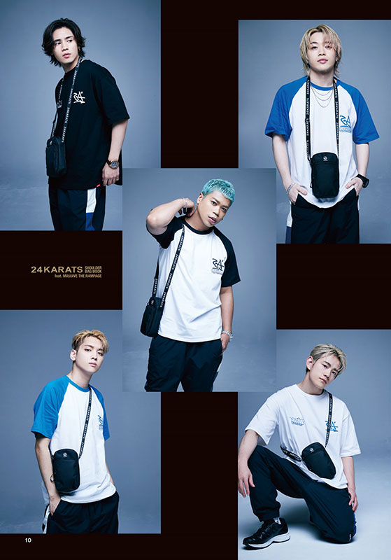 24KARATS SHOULDER BAG BOOK feat. MA55IVE THE RAMPAGE(バラエティ)【ムック本付録】24KARATS [24カラッツ]ショルダーバッグ