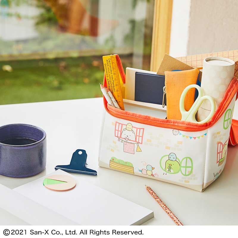 【すみっコぐらし ムック本 雑誌付録】おうち型マルチポーチ すみっコハウス バージョン