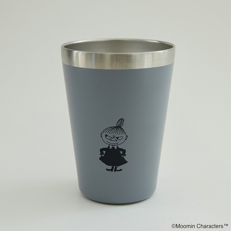 MOOMIN CUP COFFEE TUMBLER BOOK リトルミイ GRAY ver.：5/24発売【セブン-イレブン・セブンネット限定付録】真空断熱タンブラー リトルミイ GRAY ver.