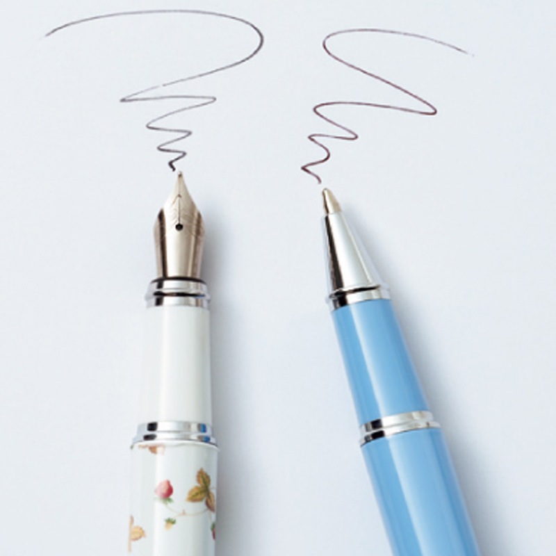 【グロー GLOW 2021年12月号 雑誌付録】ウェッジウッド 美文字万年筆 ボールペン セット