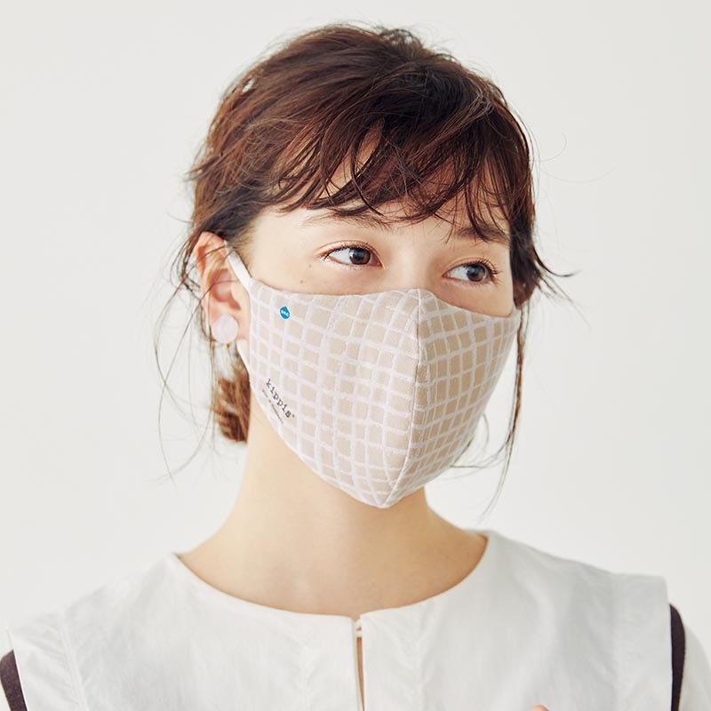 【ファミリーマート限定 キッピス ムック本 付録】パーフェクト ビューティー マスク ガーゼタイプ ベージュ