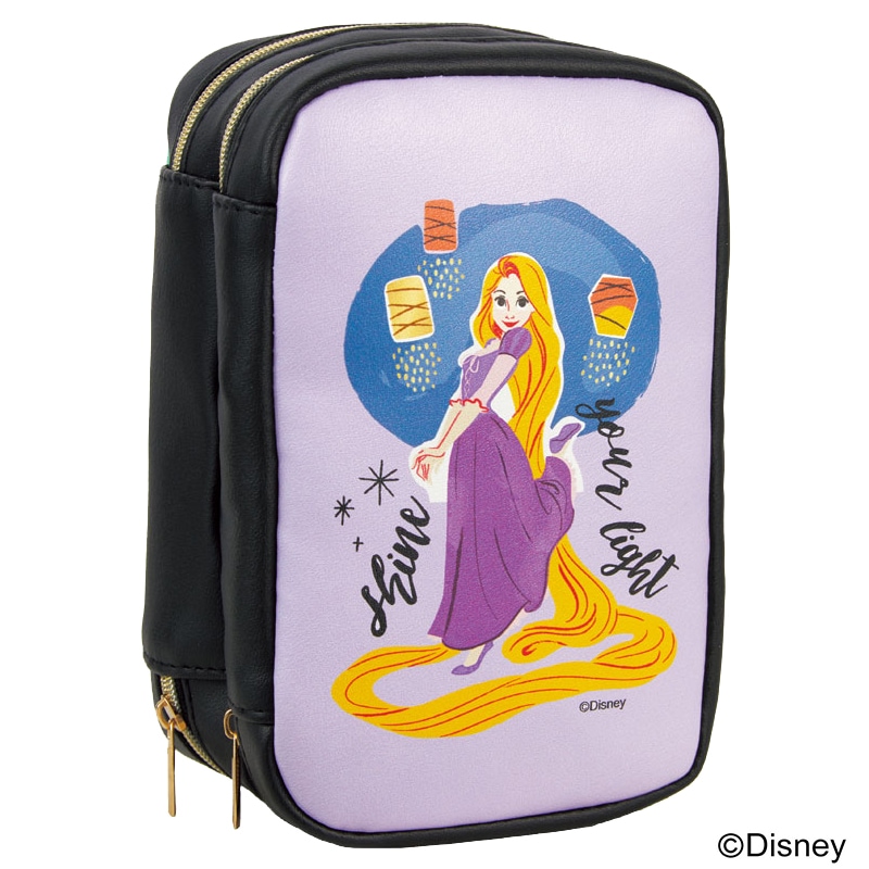sweet(スウィート)2021年8月号増刊:7/12発売【セブン-イレブン・セブンネット限定付録】ディズニープリンセス ダブルジップコスメポーチ ラプンツェル