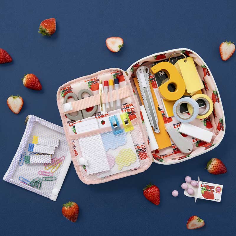 【丸川製菓 ムック本 付録】マルカワ オレンジ マーブルガム 整理上手の愛されポーチ