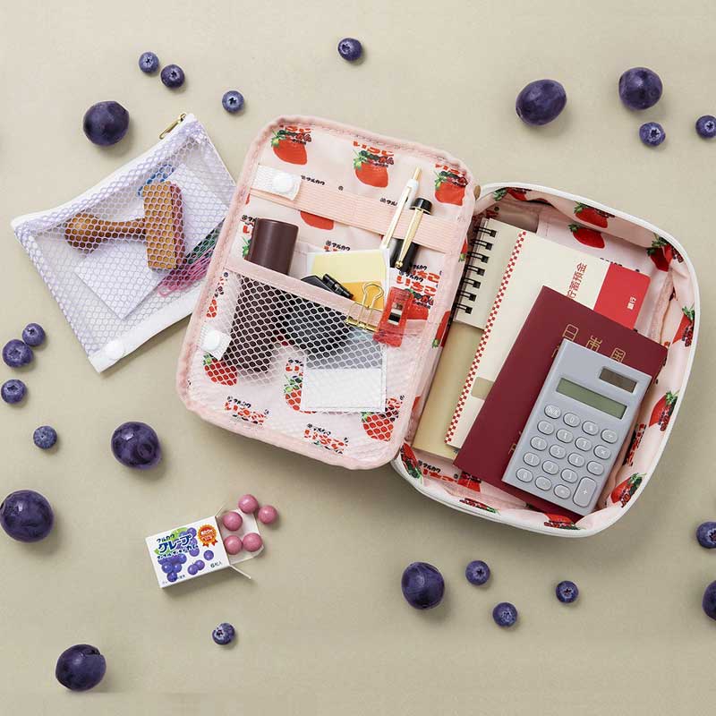 【丸川製菓 ムック本 付録】マルカワ オレンジ マーブルガム 整理上手の愛されポーチ