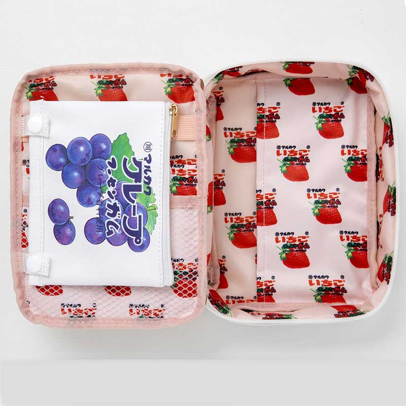 【丸川製菓 ムック本 付録】マルカワ オレンジ マーブルガム 整理上手の愛されポーチ