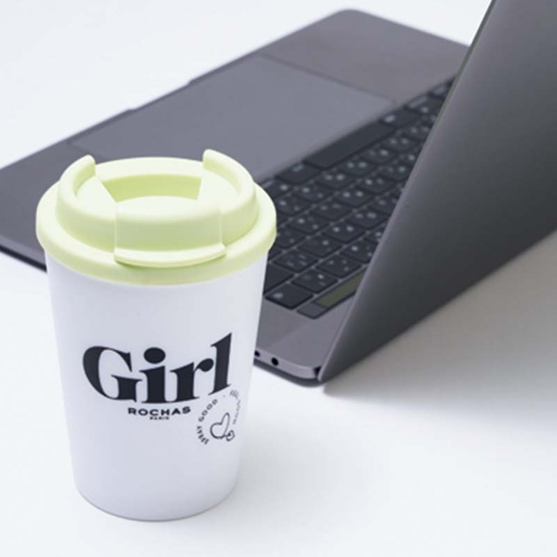 GLOW(グロー)2021年10月号増刊:8/27発売 【セブン-イレブン・セブンネット限定付録】ロシャスガール カップ型カフェタンブラー