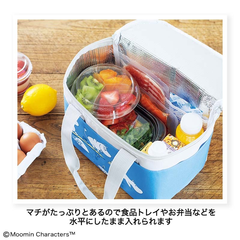 【リンネル 2022年7月号宝島チャンネル特別号 雑誌付録】ムーミンのポケット付きクーラーBAG