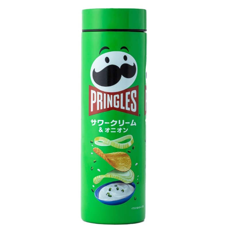 PRINGLES 真空断熱サワークリーム&オニオン 500mL 水筒BOOK:7/4発売【ムック本付録】プリングルズ 真空断熱水筒500mL サワークリーム&オニオン
