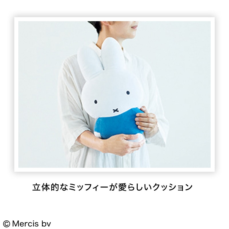 【リンネル 2022年9月号宝島チャンネル限定号 2 雑誌付録】抱きしめたくなるミッフィーふんわりクッション