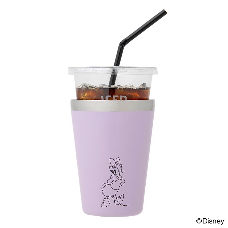 【ファミリーマート限定 ムック本 付録】ディズニー ジャムホームメイド デイジー カップコーヒータンブラー ライラック