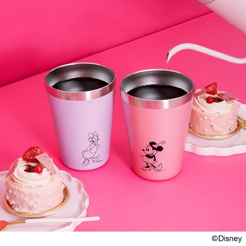 【ファミリーマート限定 ムック本 付録】ディズニー ジャムホームメイド デイジー カップコーヒータンブラー ライラック