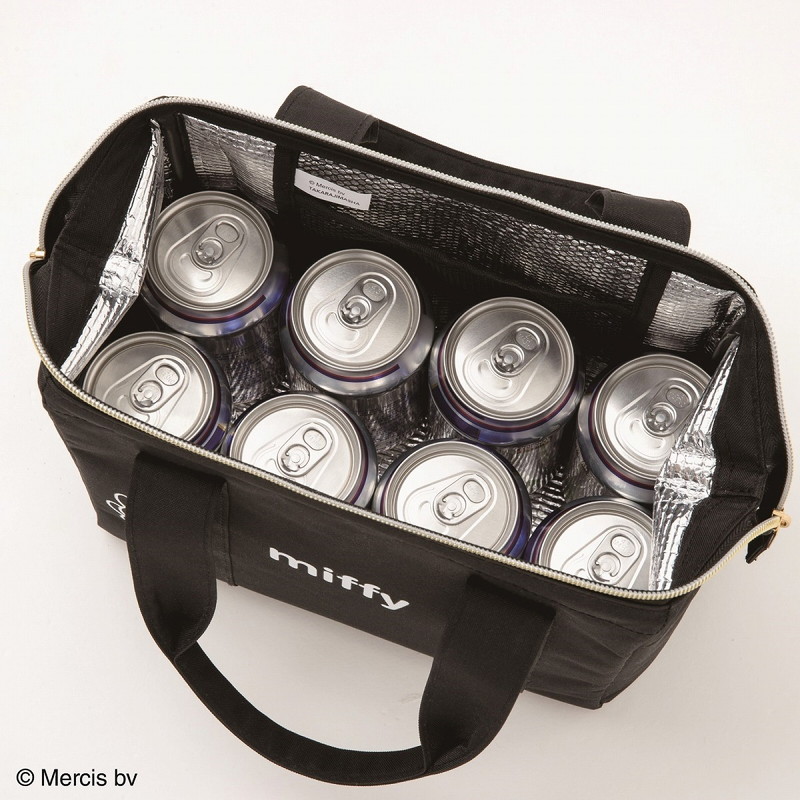 miffy ワイヤー口金 保冷バッグBOOK Black ver.：7/5発売【ムック本付録】ミッフィー ワイヤー口金 保冷バッグ ブラックver.