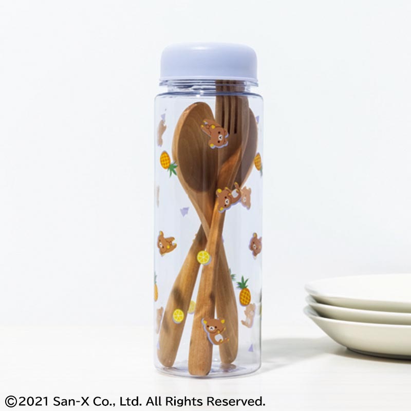 InRed(インレッド) 2021年9月号増刊:8/5発売【セブン-イレブン・セブンネット限定付録】リラックマ ドリンクの持ち運びに便利なクリアボトル