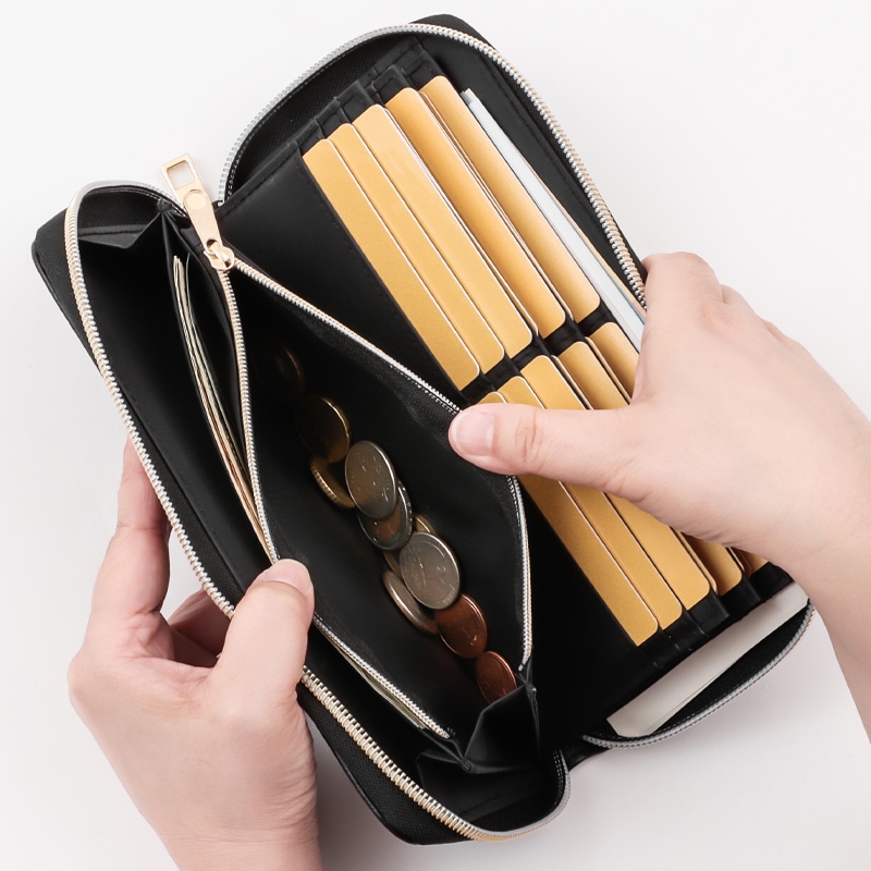 【バンヤードストーム BARNYARDSTORM ムック本 付録】整理収納長財 オールブラック 12月17日