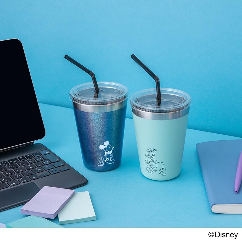 【ファミリーマート限定 ムック本 付録】ディズニー ジャムホームメイド ドナルド カップコーヒータンブラー ミントグリーン