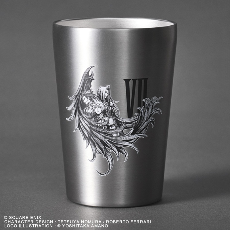 FINAL FANTASY �� REMAKE INTERGRADE CUP COFFEE TUMBLER BOOK SILVER
