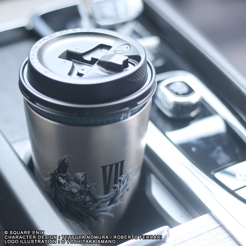 FINAL FANTASY �� REMAKE INTERGRADE CUP COFFEE TUMBLER BOOK SILVER