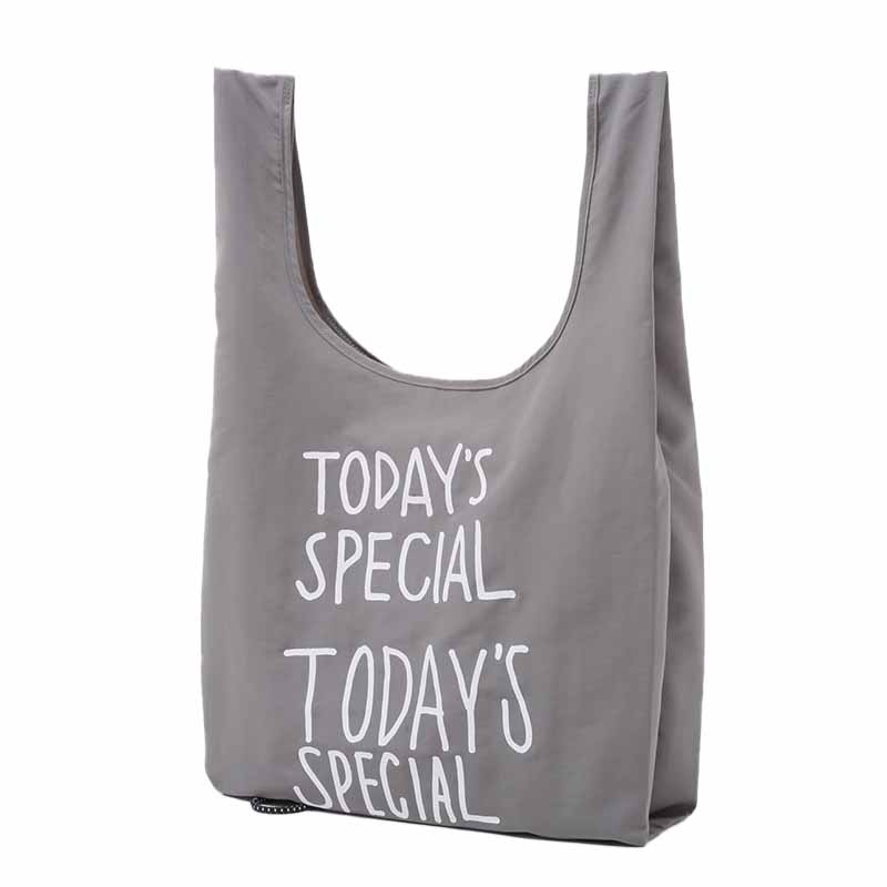 【トゥデイズスペシャル ムック本 付録】マルシェバッグ グレー