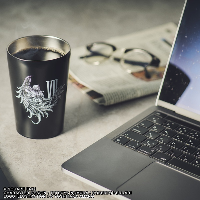 FINAL FANTASY �� REMAKE INTERGRADE CUP COFFEE TUMBLER BOOK BLACK