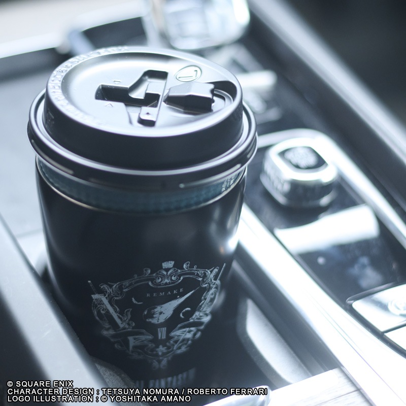 FINAL FANTASY �� REMAKE INTERGRADE CUP COFFEE TUMBLER BOOK BLACK