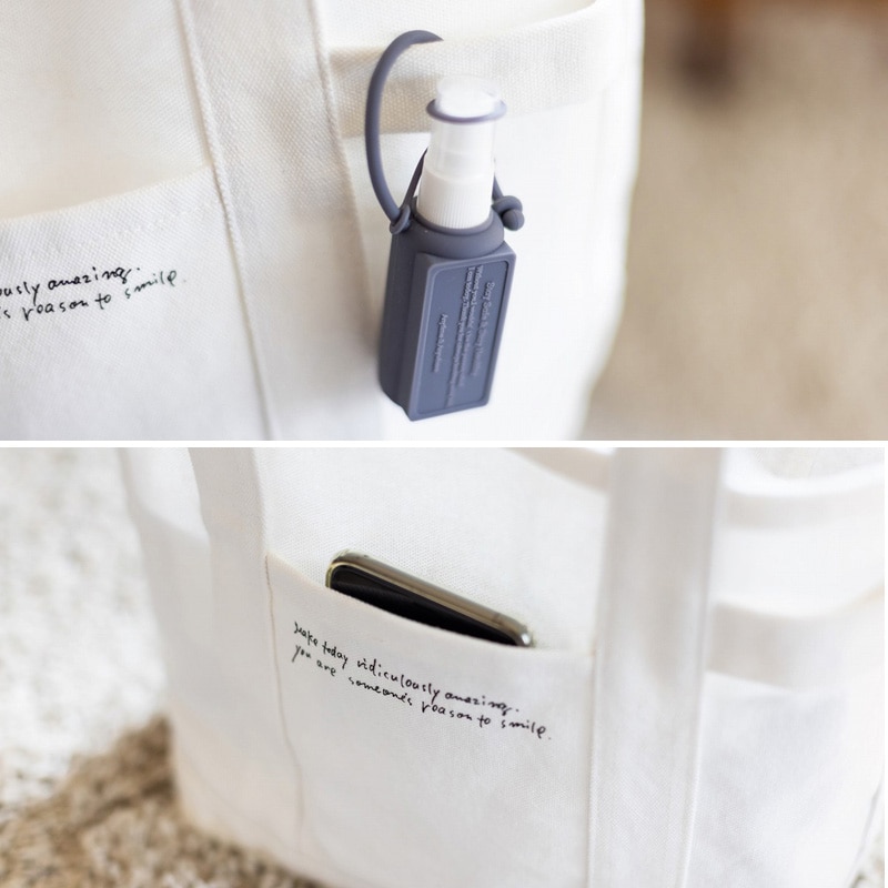 【ムック本 付録】内田彩仍さんと作った 白のキャンバストートバッグ